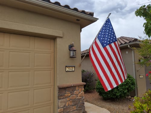 Customer photo review of 3' x 5' American Flag