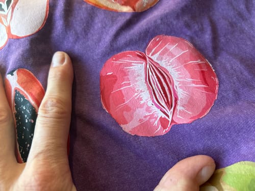 Customer photo review of fruits Unisex Tee