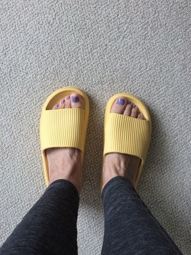 Customer photo review of Alpine Cushion Slides