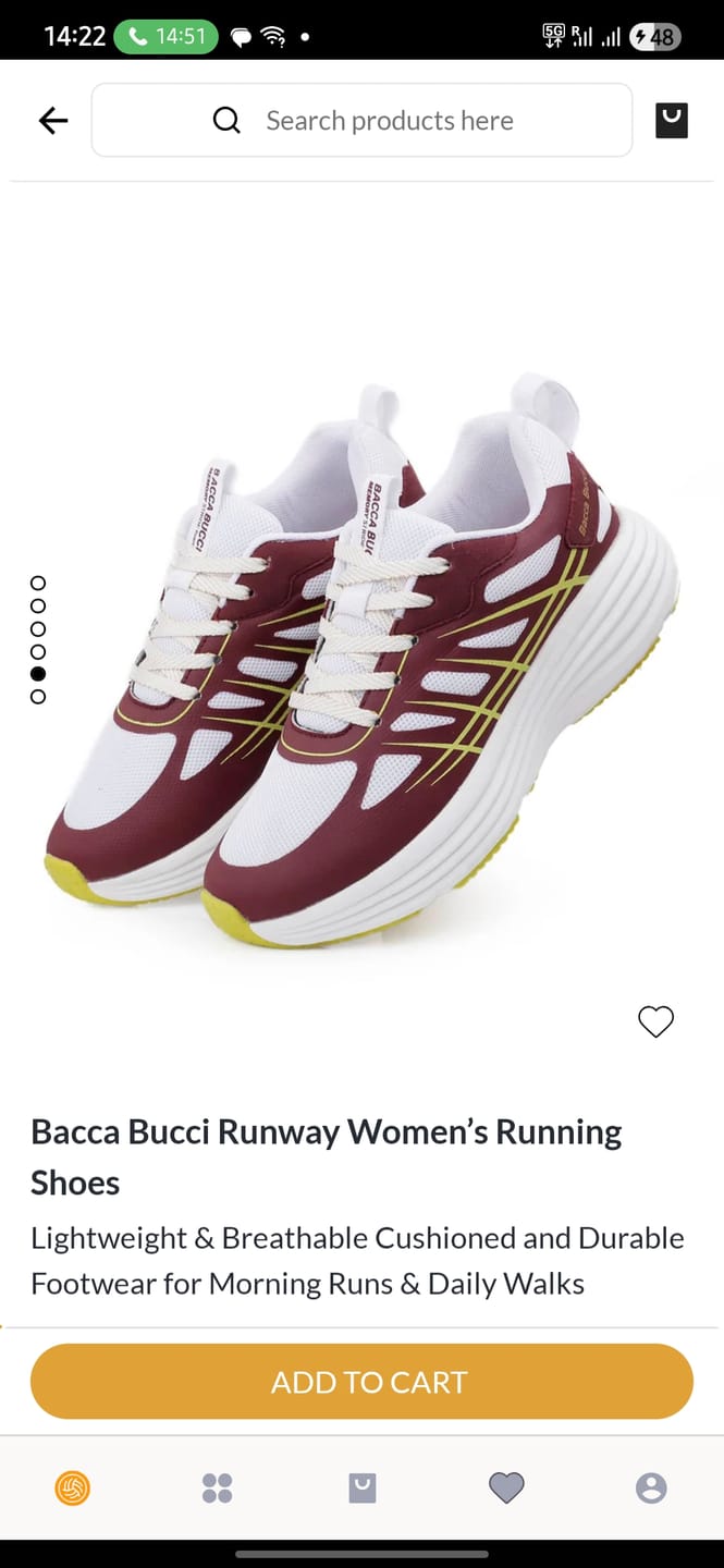 Customer photo review of Bacca Bucci RUNWAY Women’s Running Shoes