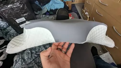 Customer photo review of כרית אורטופדית pro