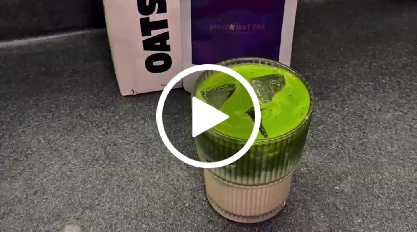 Customer video review of Gourmet's Gold Artisan Matcha (Latte)