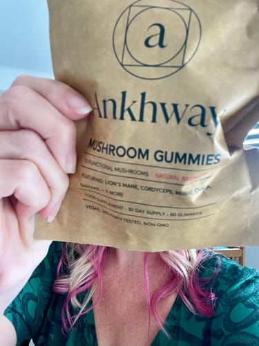 Customer photo review of Mushroom Gummies