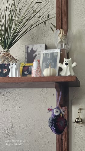 Customer photo review of Just Love Skulls Halloween Ghost Figurine