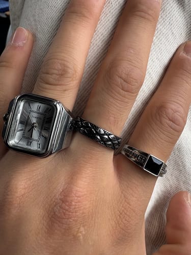Customer photo review of GENEVE RING | SILVER