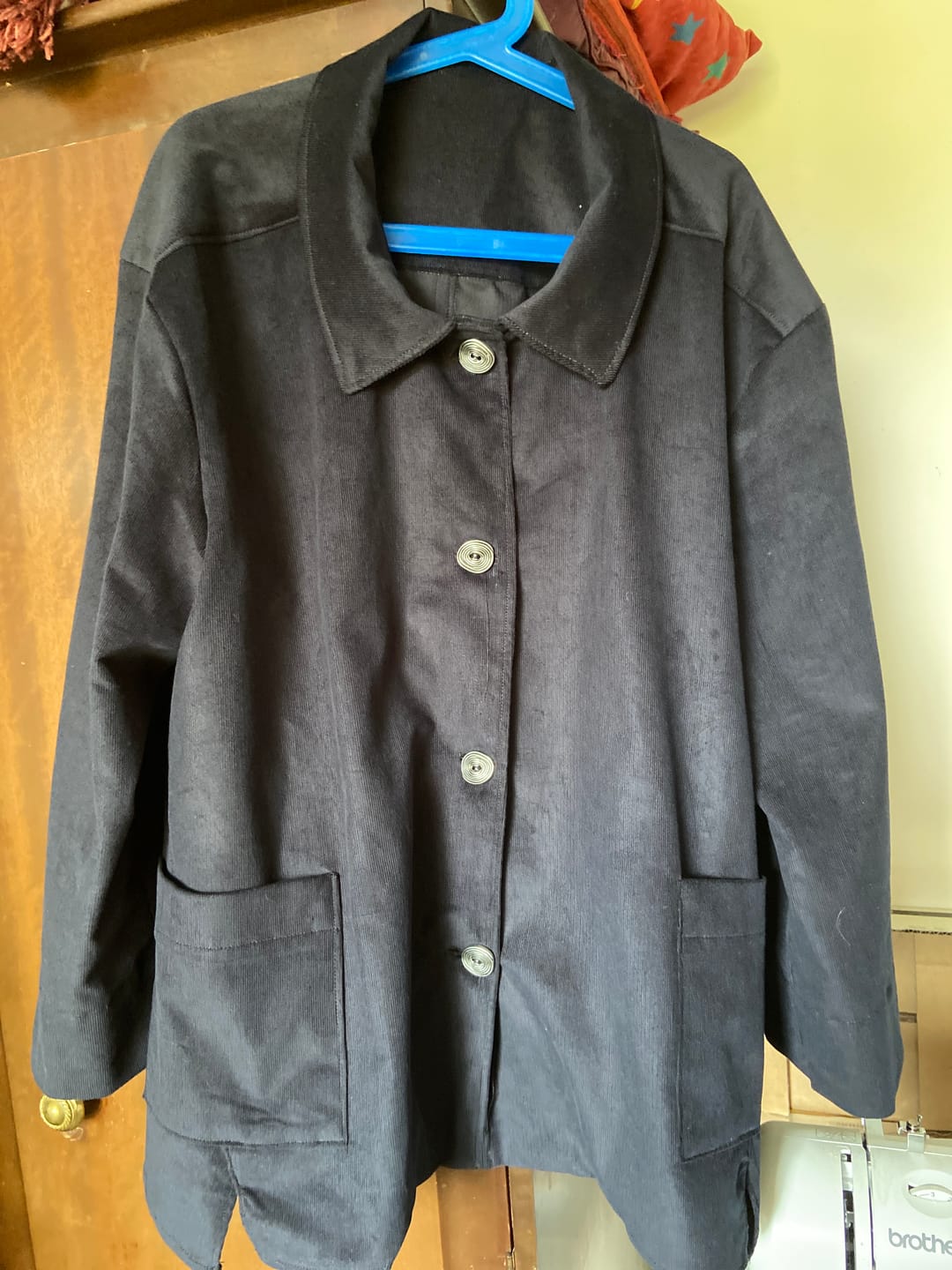 Customer photo review of Plain Needlecord Fabric