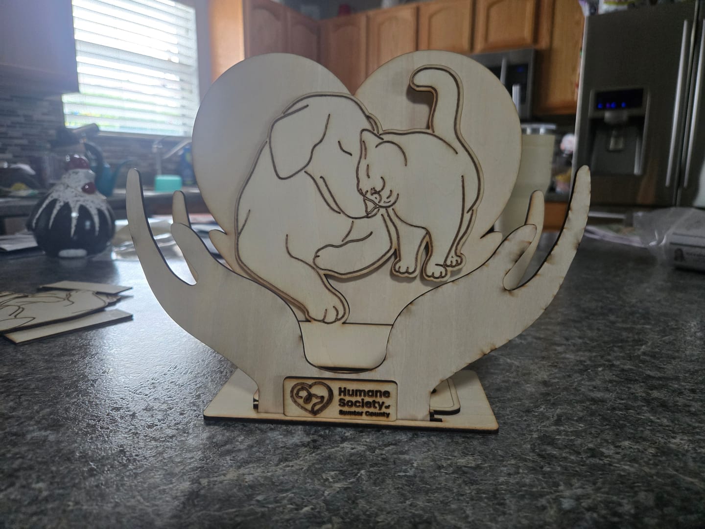 Customer photo review of Laser Protective Len for Longer Laser Engraver