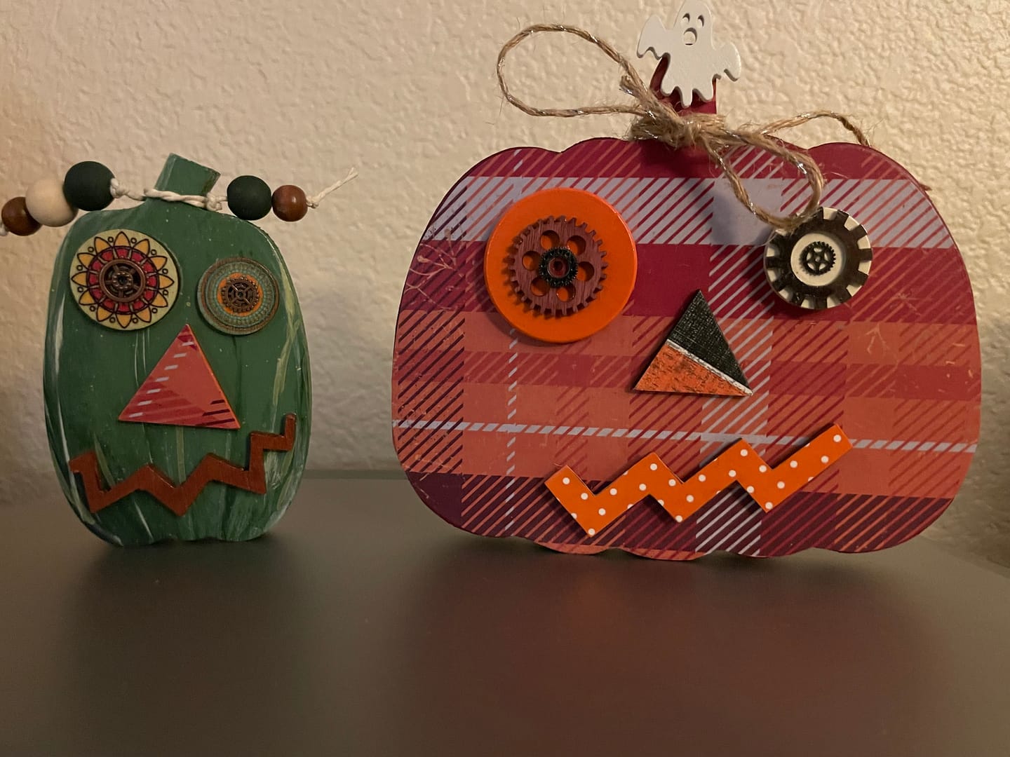 Customer photo review of Unfinished Wood Pumpkin Silhouette - Craft- up to 46" DIY