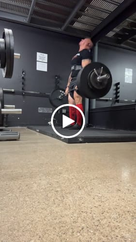 Customer video review of Train Harder Tee
