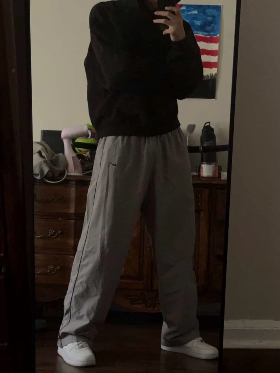Customer photo review of Nike Vintage Track Pants RARE 2000s (XL)