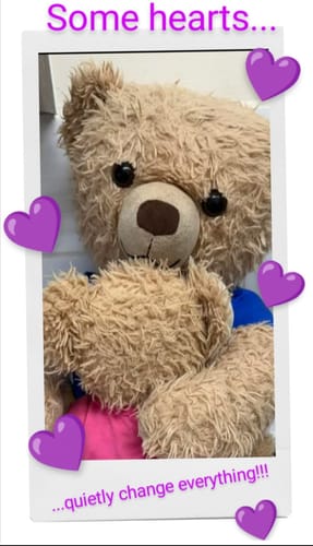 Customer photo review of Donate to Eddy the Teddy