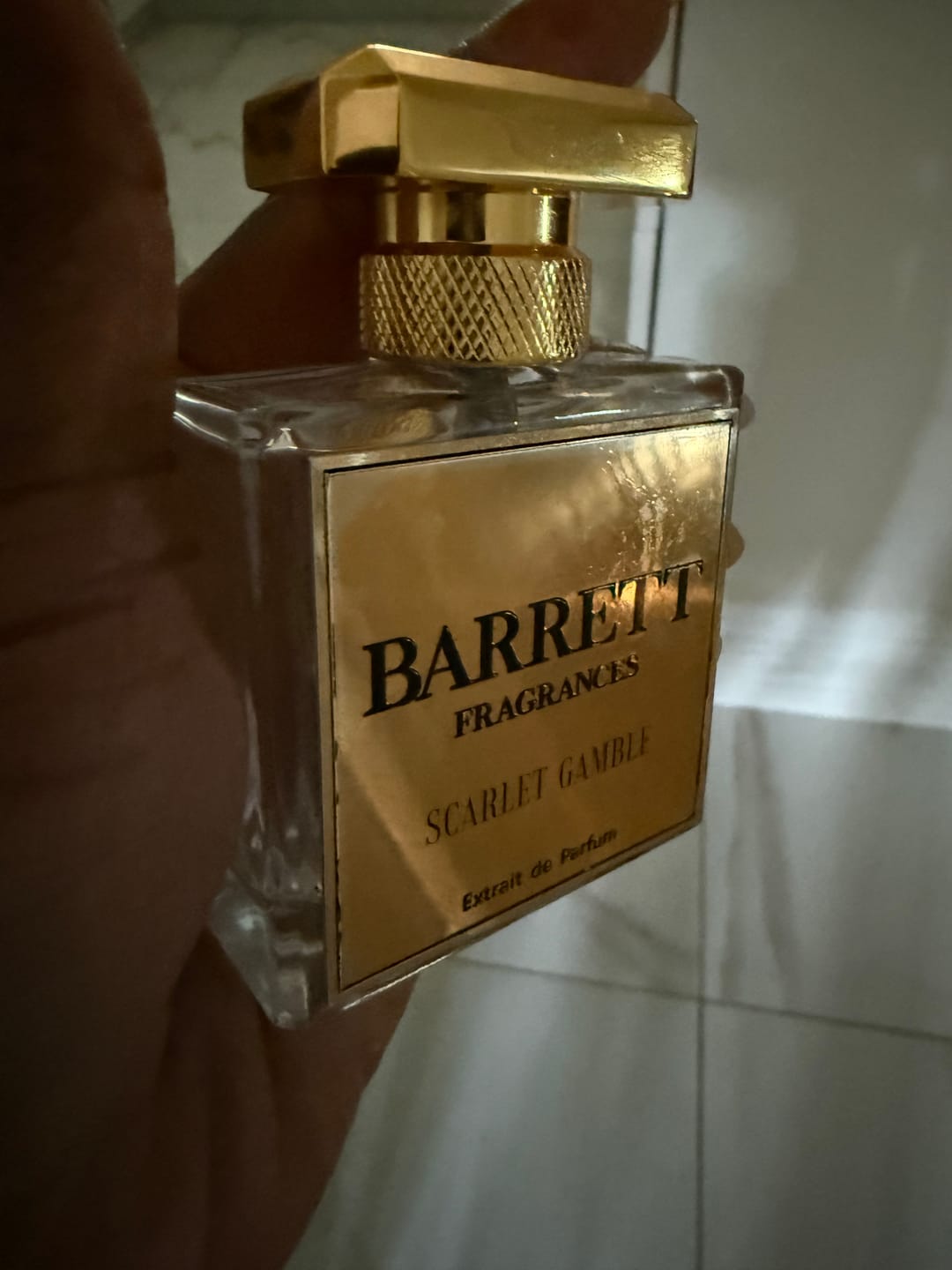 Customer photo review of Scarlet Gamble Inspired by Baccarat Rouge 540