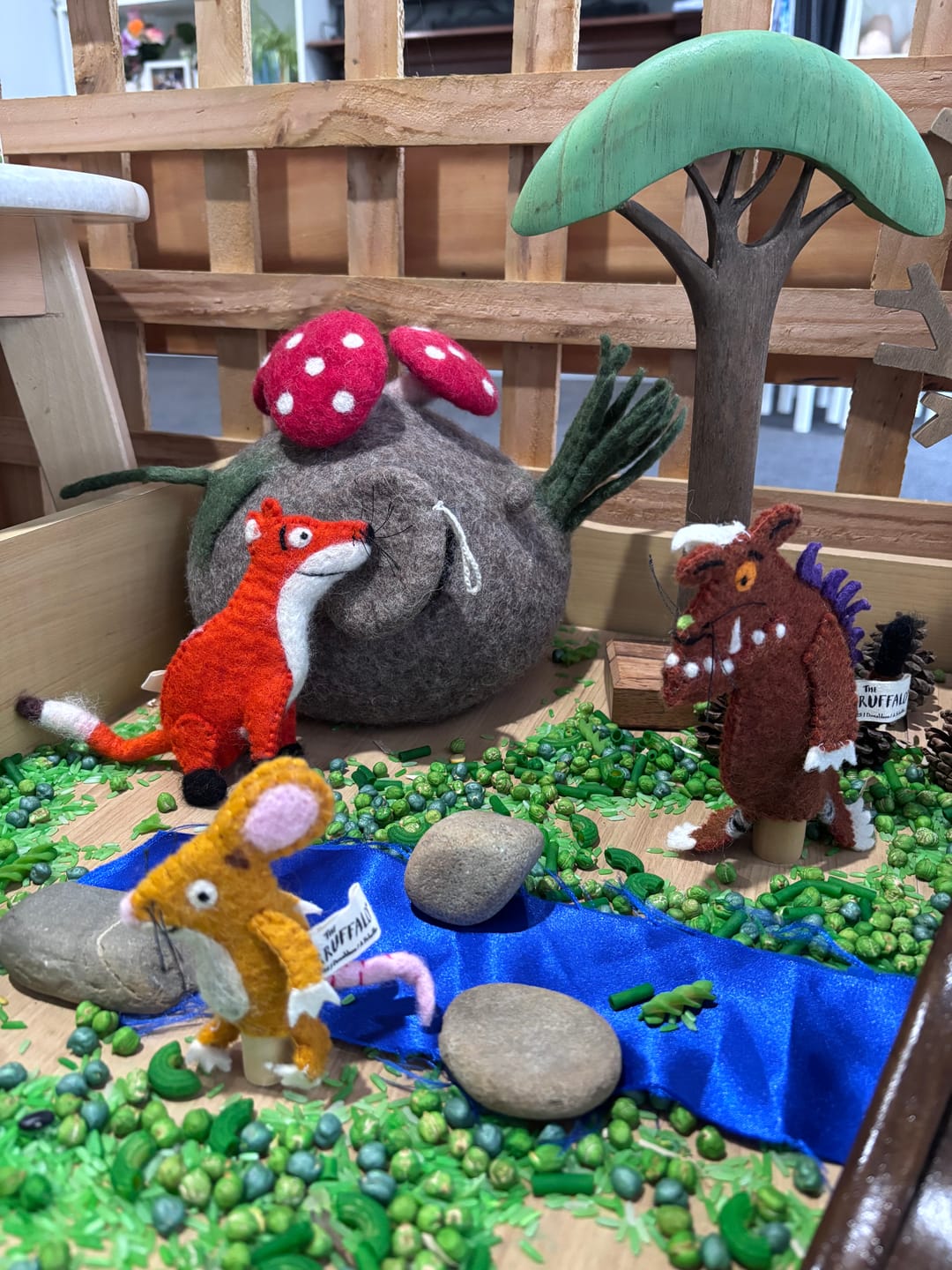 Customer photo review of The Gruffalo® Finger Puppets Set