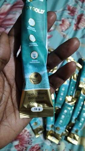 Customer photo review of BodyGOLD Collagen Single Servings