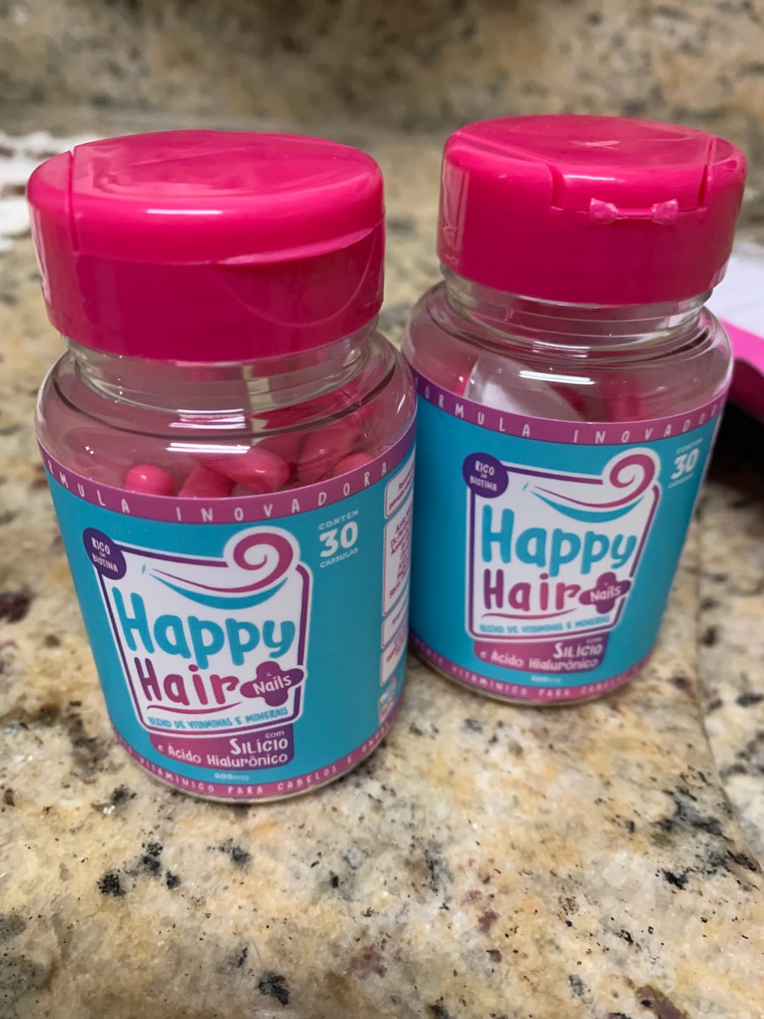 Customer photo review of Happy Hair 2 Potes