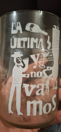 Customer photo review of La Lira Popular Versión Caña - Juego de 4 Vasos - 330 ml