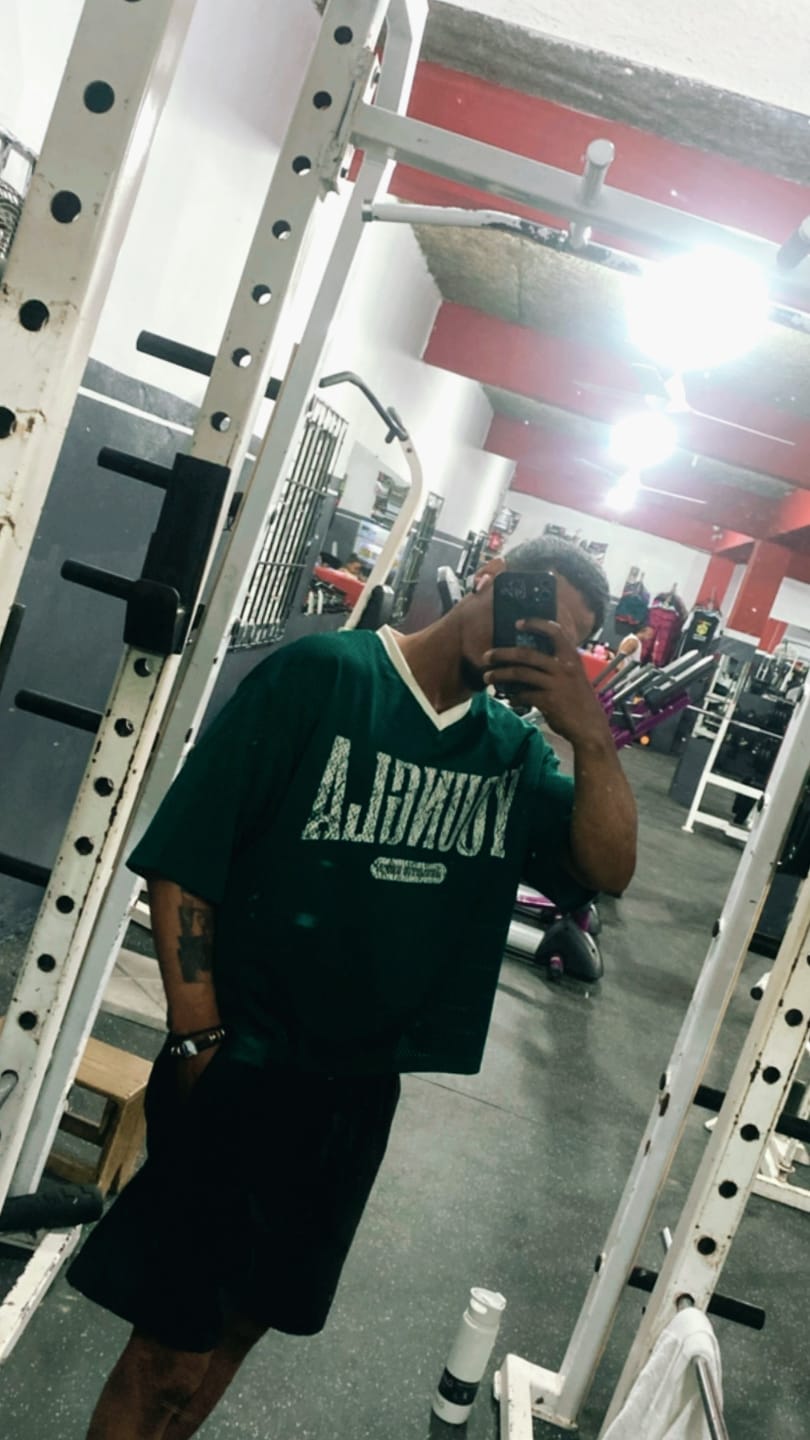 Customer photo review of 4187 - Varsity Football Cropped Jersey