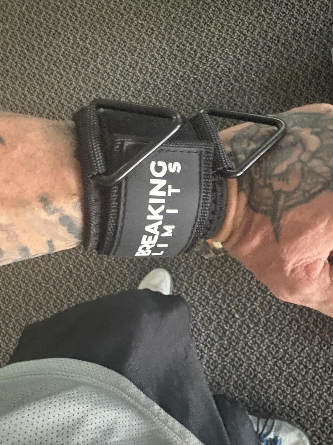 Customer photo review of Wrist Cuffs