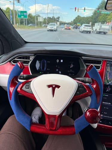 Customer photo review of Custom Y Trim Fabrication Upgrade/Add On For Model S & X 2012-2021