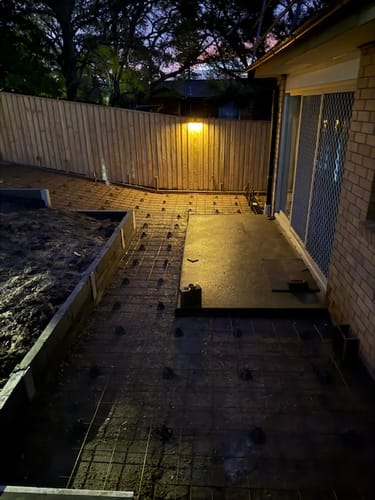 Customer photo review of Solar Wall Light with Motion Sensor