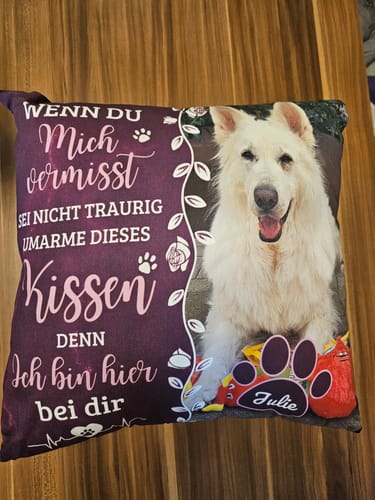 Customer photo review of Seelentröster - Individuelles Kissen