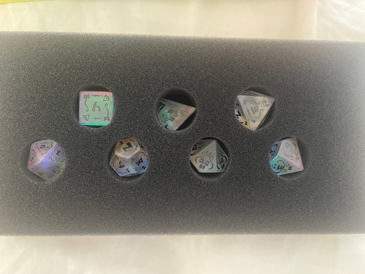 Customer photo review of PRE-ORDER | Baelz Dice Set | hololive x MMG Exclusive