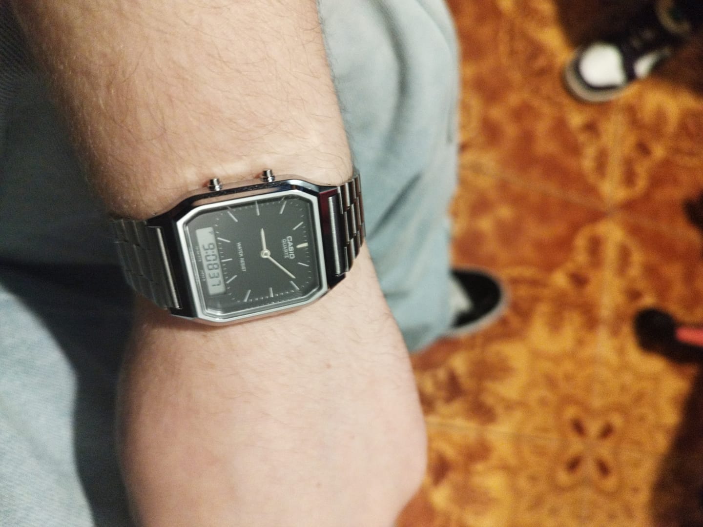 Customer photo review of Reloj Casio Vintage AQ-230A-1DMQ Dial Negro