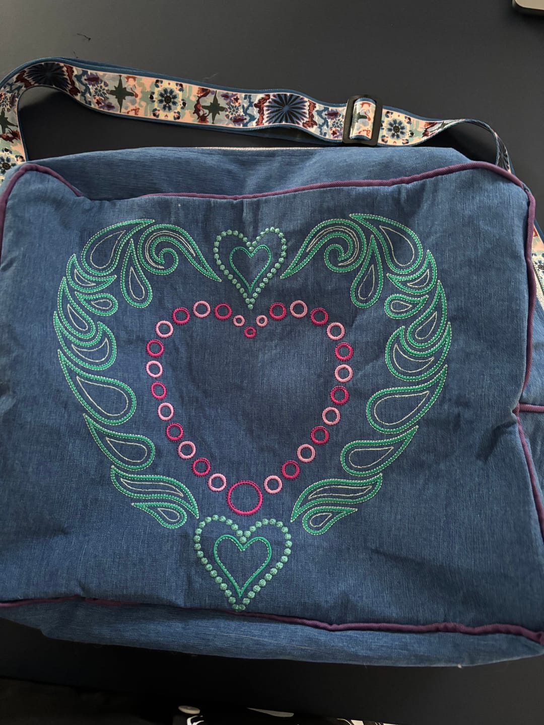 Customer photo review of William Morris Vines Water Resistant Fabric