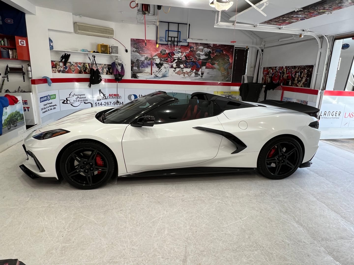 Customer photo review of Corvette C8 Ducktail Rear Trunk Spoiler