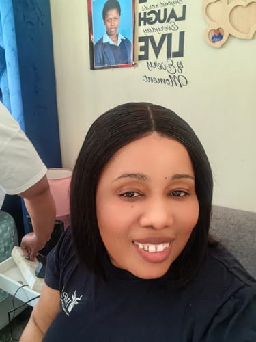 Customer photo review of 2 for 1 Wig Special - Gigi 12" & Olivia 8"