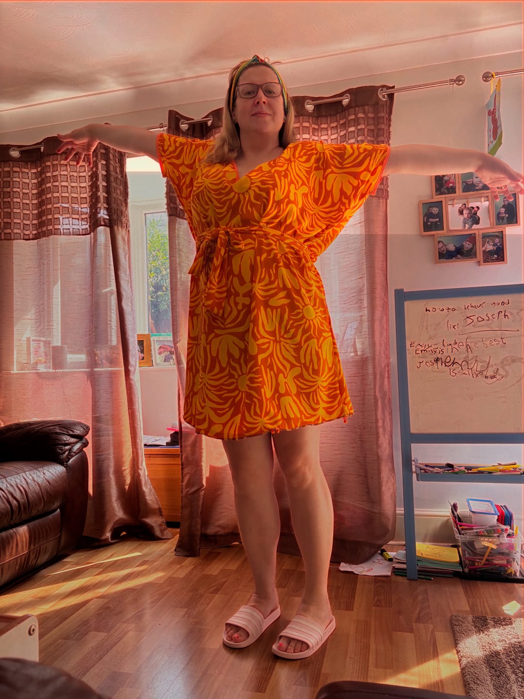 Customer photo review of Beach Bliss Viscose Poplin Fabric