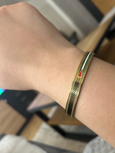 Customer photo review of Palestine Heritage Cuff