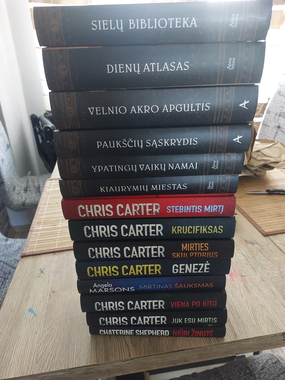 Customer photo review of Lars Kepler Veidrodžių žmogus: 8-asis detektyvo Jono Linos serijos šedevras
