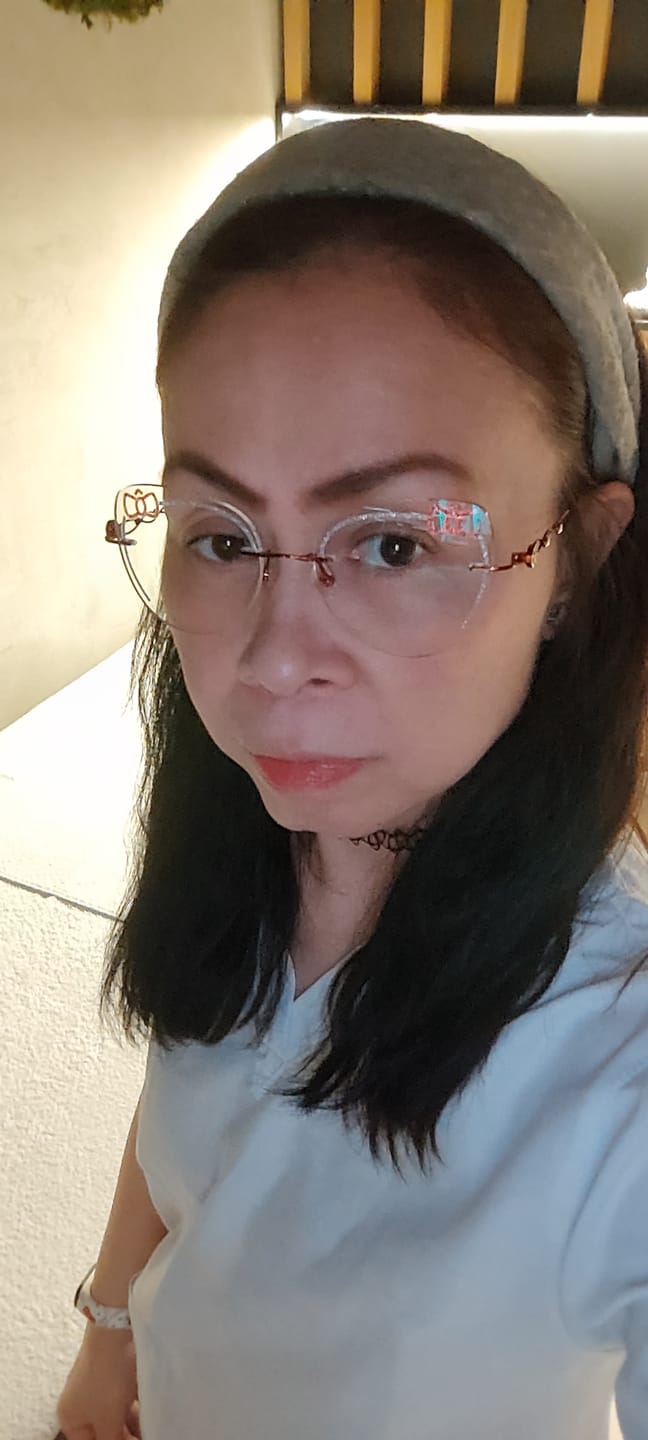 Customer photo review of Kitty Eyeglasses
