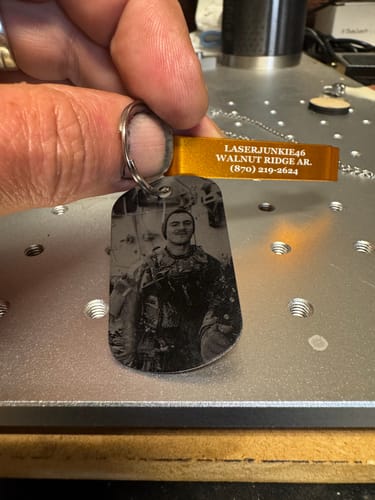 Customer photo review of Cloudray Partner LightBurn Software For Laser Cutter Control / Galvo Laser Control