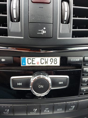 Customer photo review of Kühlschrankmagnet aus Metall - Kennzeichen Deutschland - individuell personalisierbar