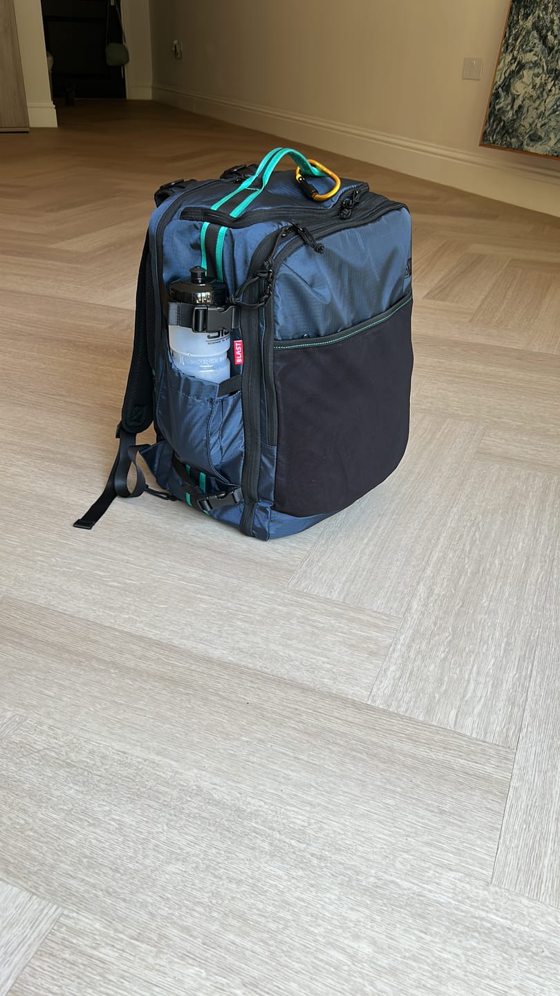Customer photo review of Blast Pro 40L Travel Backpack