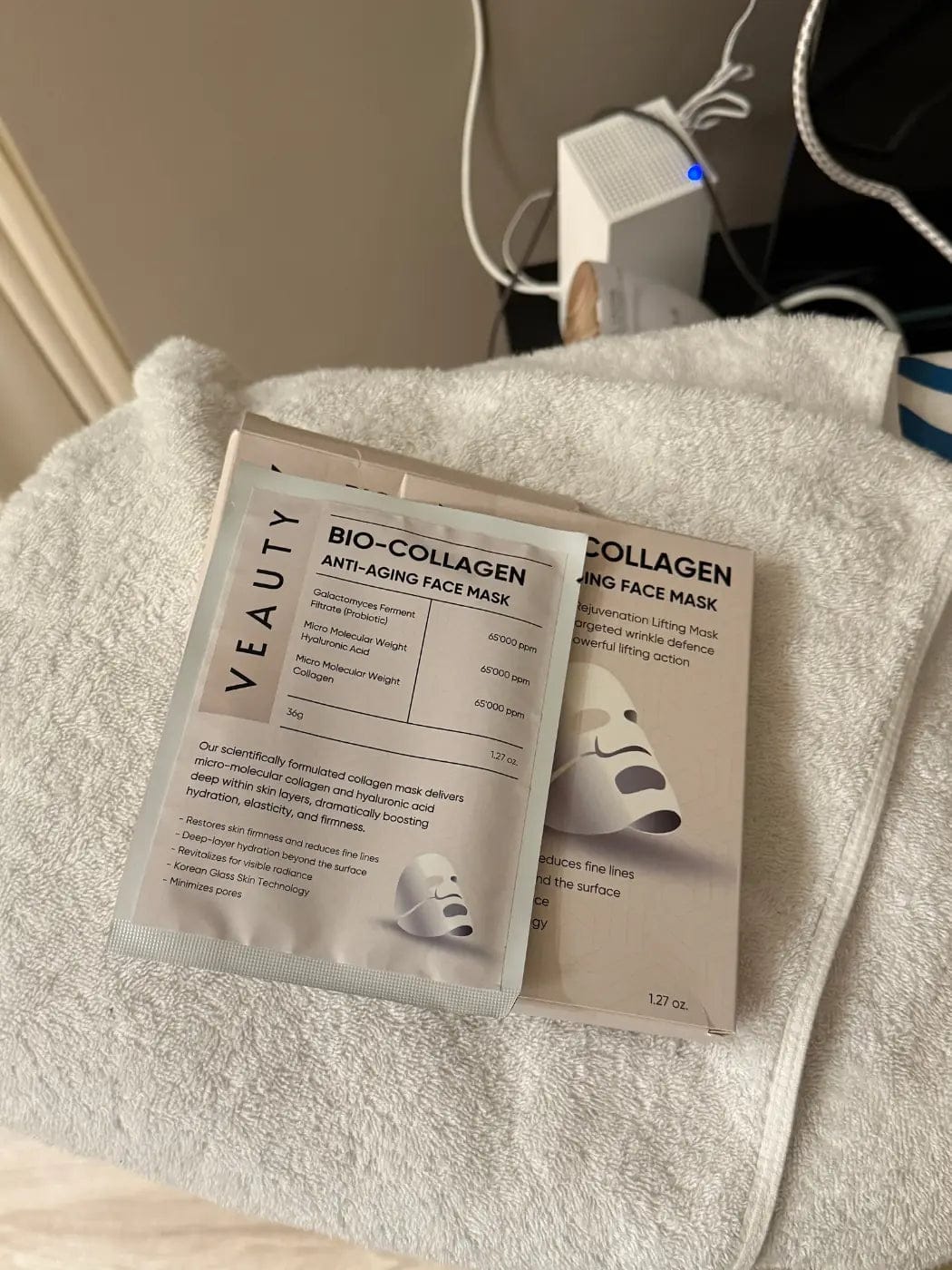 Customer photo review of VEAUTY Mask