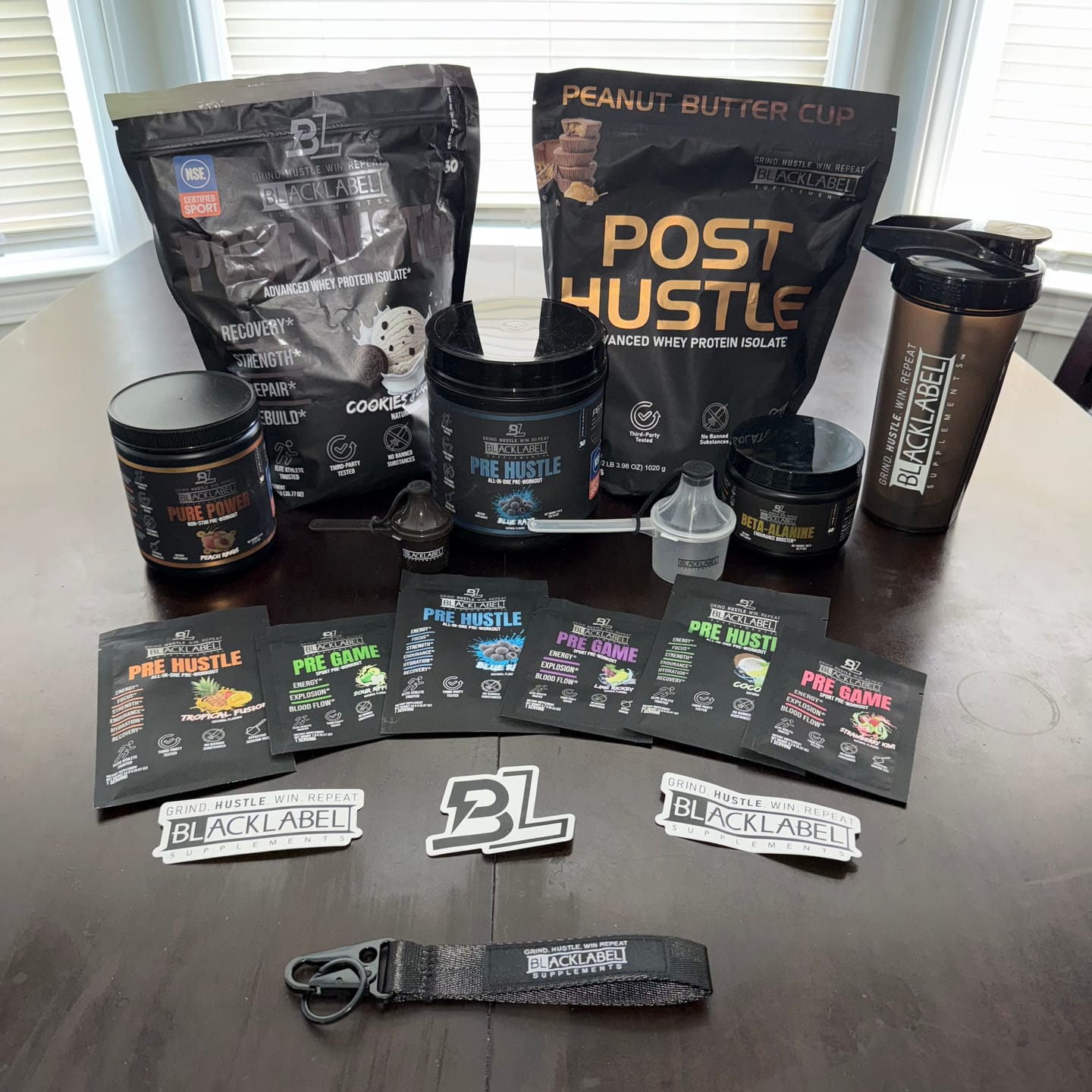 Customer photo review of PRE WORKOUT SAMPLES + SHAKER
