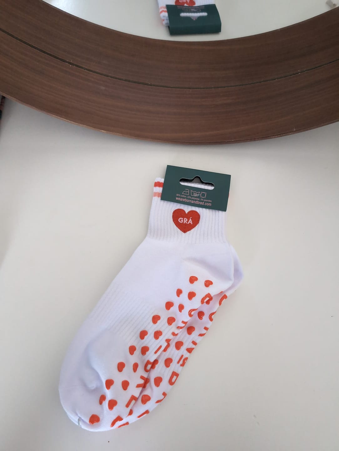 Customer photo review of GRÁ Pilates/Yoga Socks