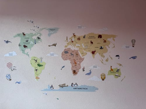 Customer photo review of World Map with Capitals