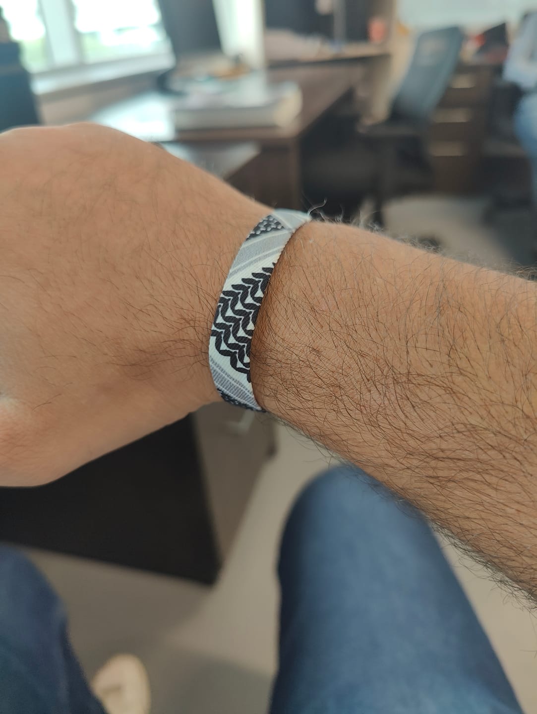 Customer photo review of Keffiyeh Bracelet