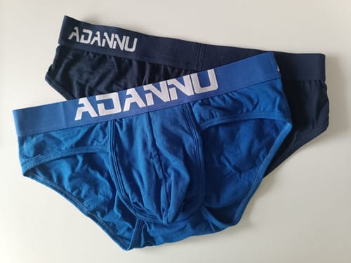 Customer photo review of 2 Pack Cotton 3D Large Pouch Men's Underwear