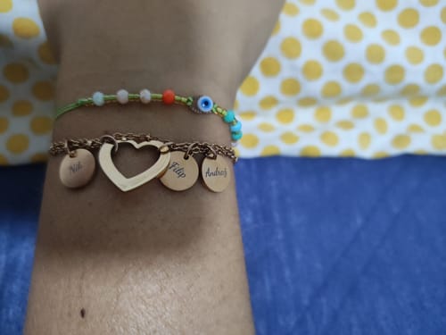 Customer photo review of Bracelet: Heartful