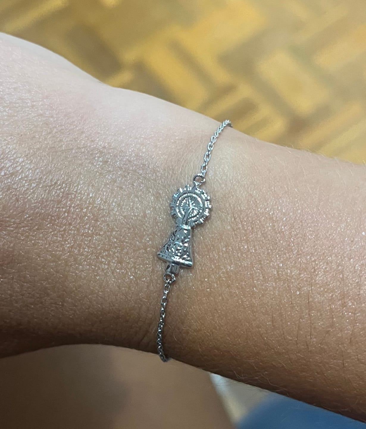 Customer photo review of Pulsera Virgen del Pilar