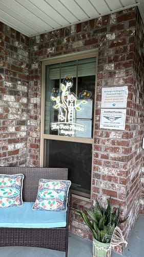 Customer photo review of The Tree House Daycare - Premium Neon Artwork