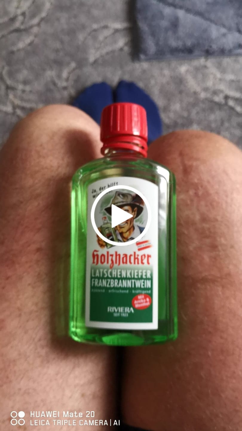 Customer video review of Holzhacker Latschenkiefer Franzbranntwein