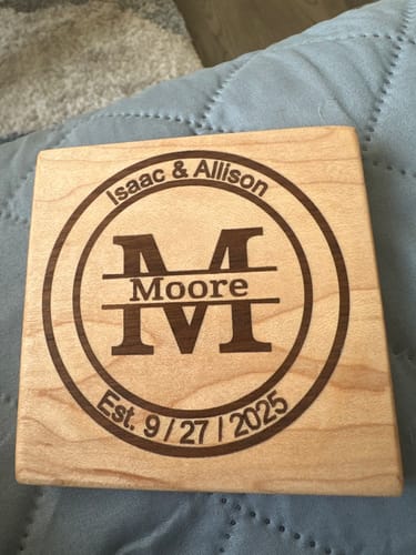 Customer photo review of 30 Deg V-Groove - 3-Flute - 1/4 Shank - VSC30