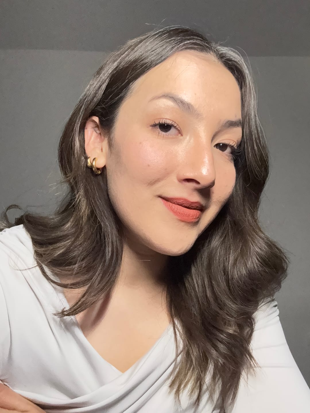 Customer photo review of Par Mini Arracada Gruesa
