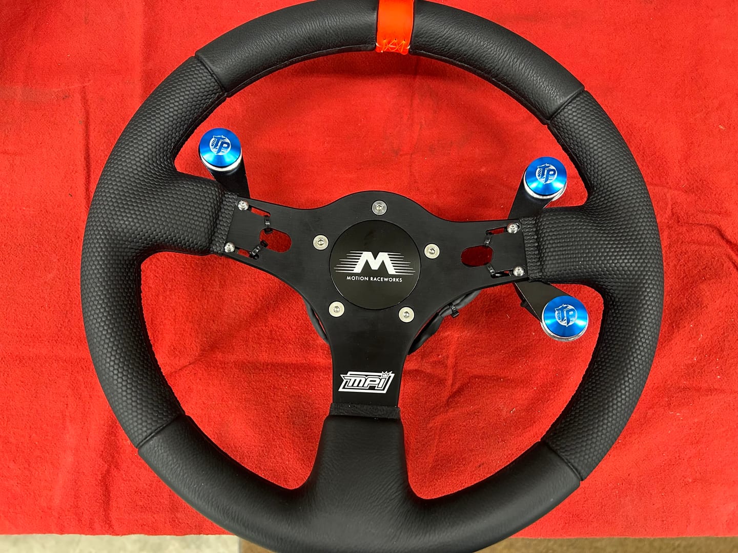 Customer photo review of Motion Raceworks Edition MPI Race Steering Wheel - MPI-DRG-R513-MRW